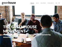 Tablet Screenshot of greenhousemovement.com